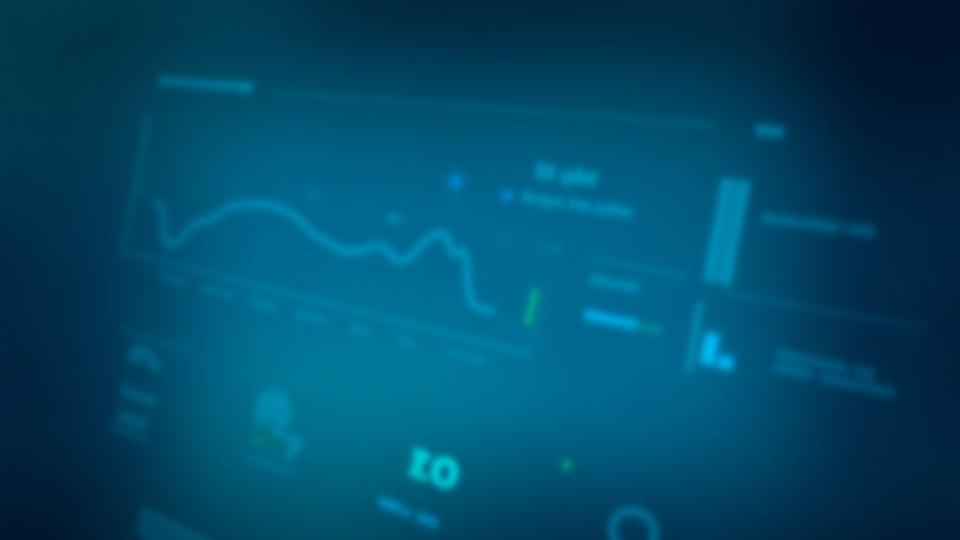 Dashboard displaying predictive health insights with charts and graphs, showing a positive health trend